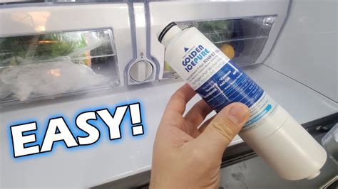 how to install a water filter on a samsung fridge